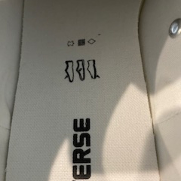 Converse white LEATHER men's sneaker 9.5 - Picture 3 of 6